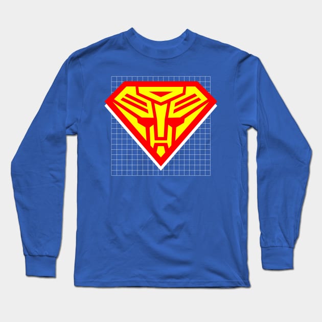 Superbot Long Sleeve T-Shirt by boltfromtheblue